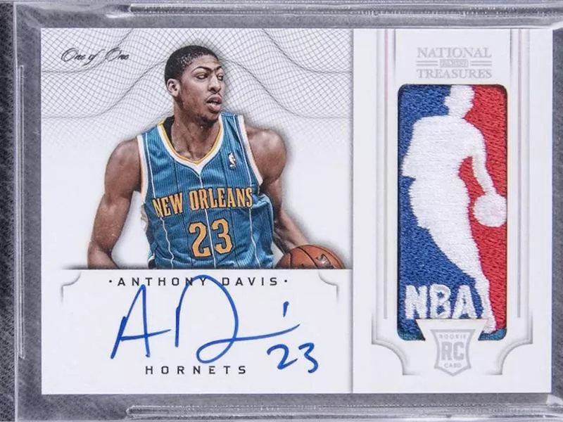 Anthony Davis 2012-13 Panini National Treasures card