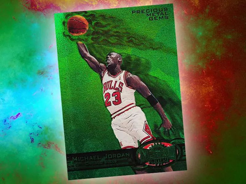 Michael Jordan 1997 Metal Universe card