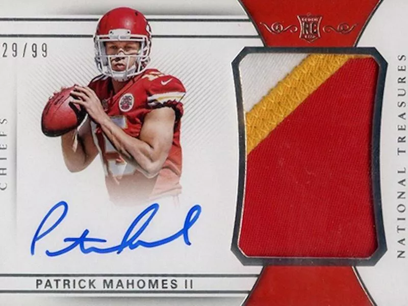 Patrick Mahomes 2017 Panini card