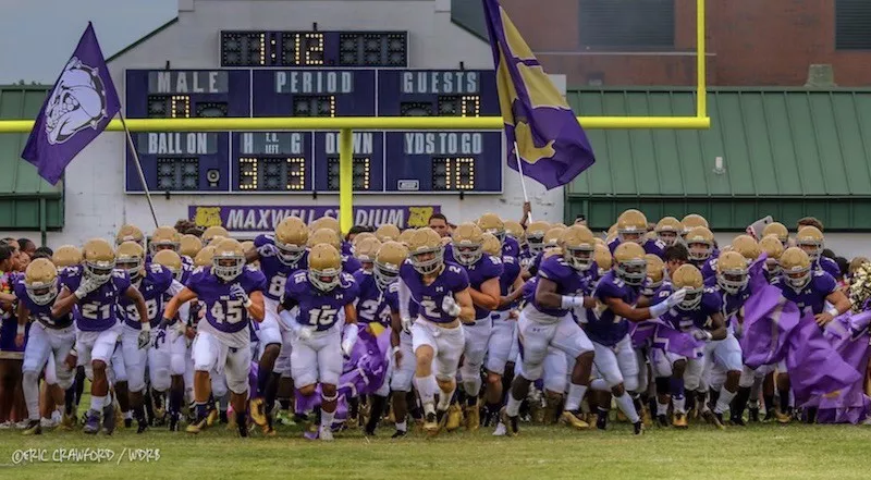 Male High School football team