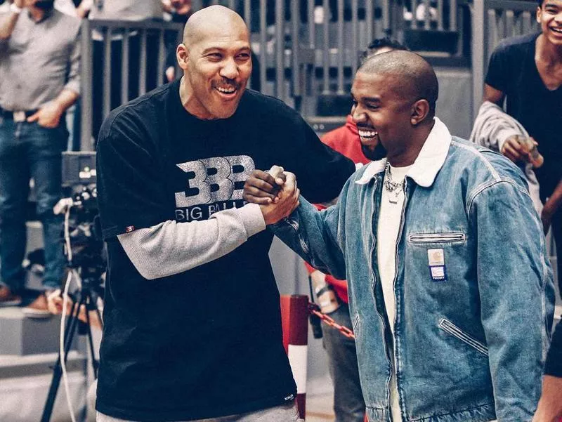 LaVar Ball and Kanye West