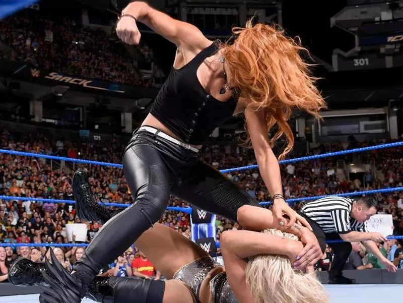 Becky Lynch in the ring