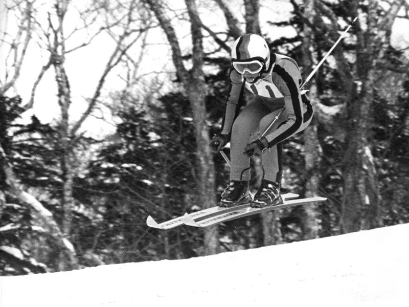 Bavarian downhill skier Rosi Mittermaier