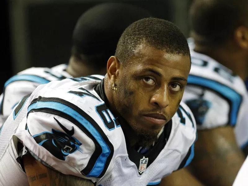 Carolina Panthers defensive end Greg Hardy