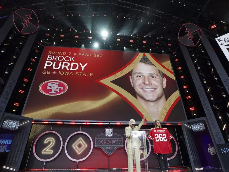 Brock Purdy at 2022 NFL draft