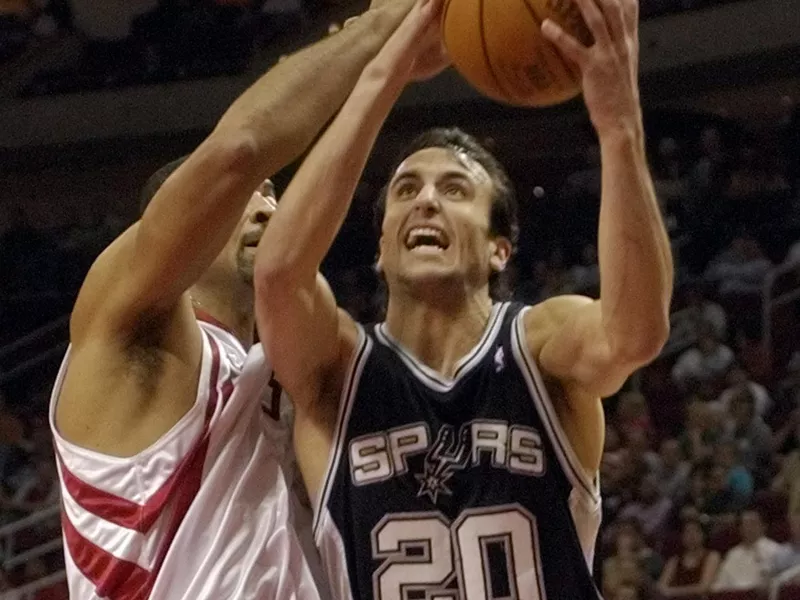 Manu Ginobili, Reece Gaines