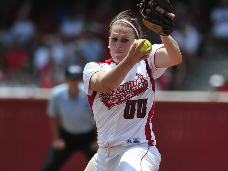 Louisiana-Lafayette pitcher Ashley Brignac