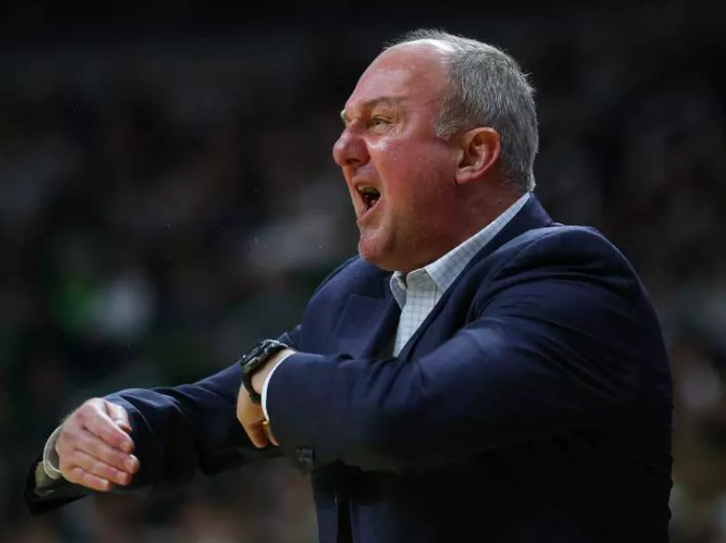 Thad Matta reacts passionately