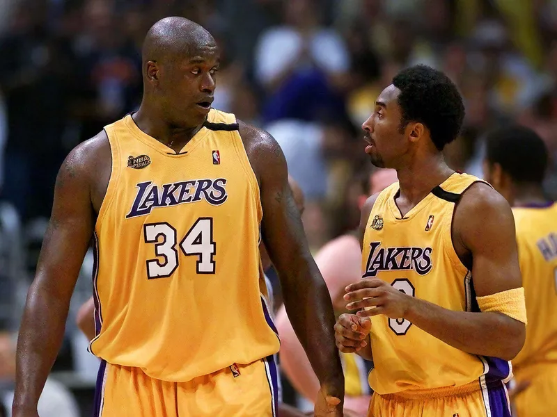 Shaquille O'Neal and Kobe Bryant