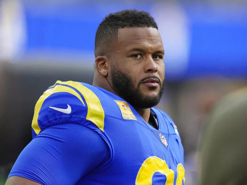 L.A. Rams defensive tackle Aaron Donald