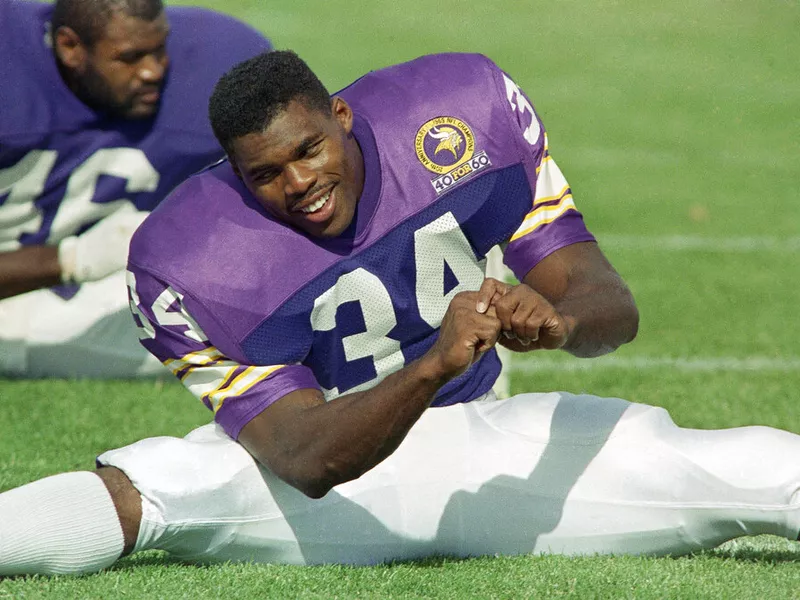 Minnesota Vikings running back Herschel Walker