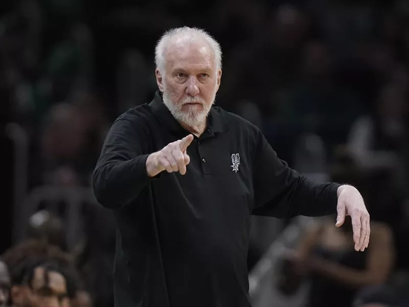 San Antonio Spurs head coach Gregg Popovich