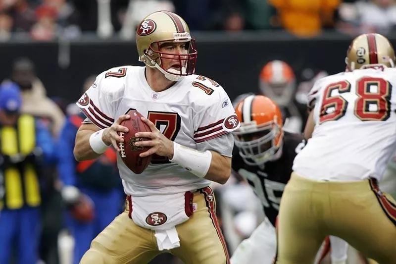 Chris Weinke with San Francisco 49ers in 2007