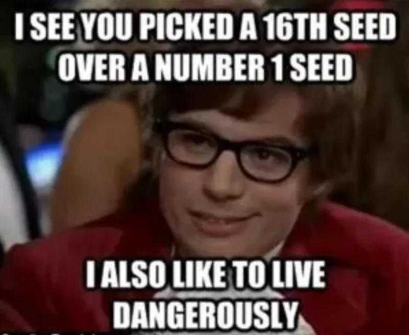 Austin Powers March Madness meme