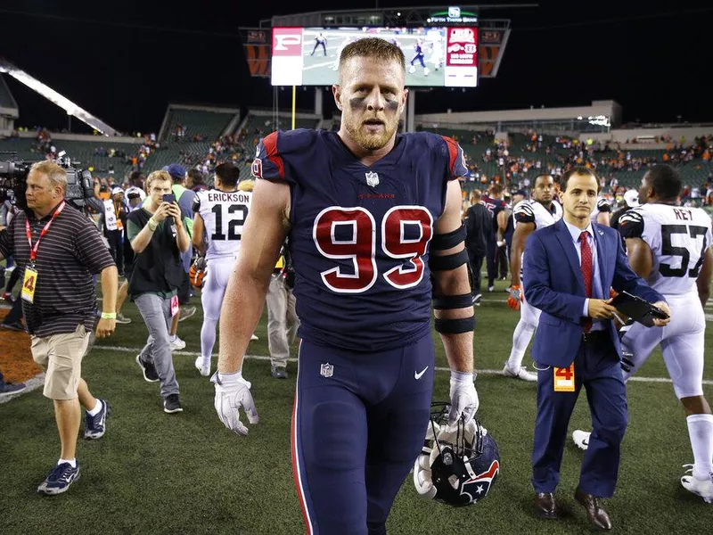 Houston Texans defensive end J.J. Watt