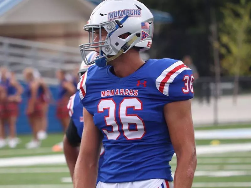 Marysville High linebacker Gabe Powers