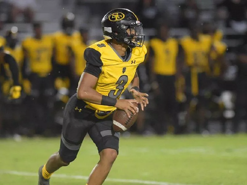 St. Frances Academy quarterback Michael Van Buren