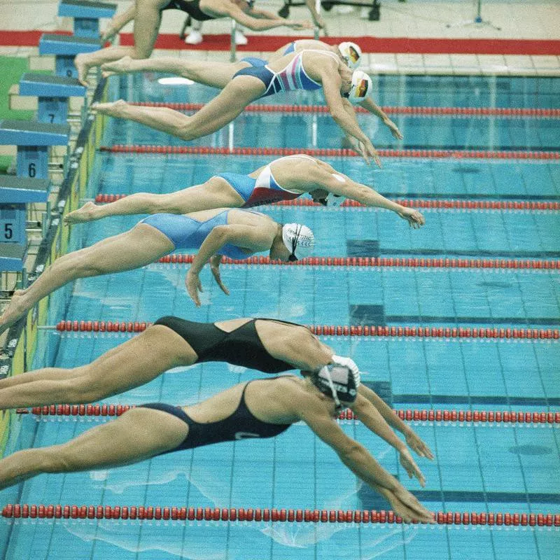 Dara Torres in action