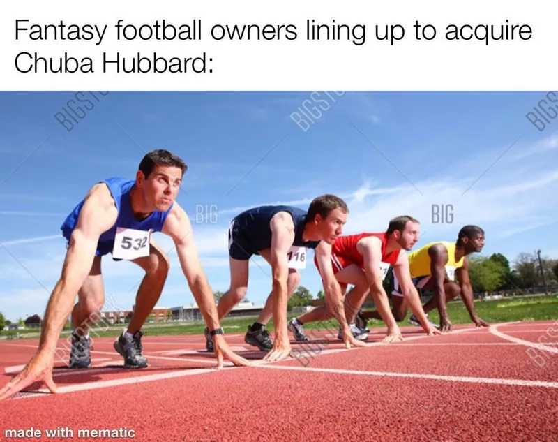 Fantasy football meme