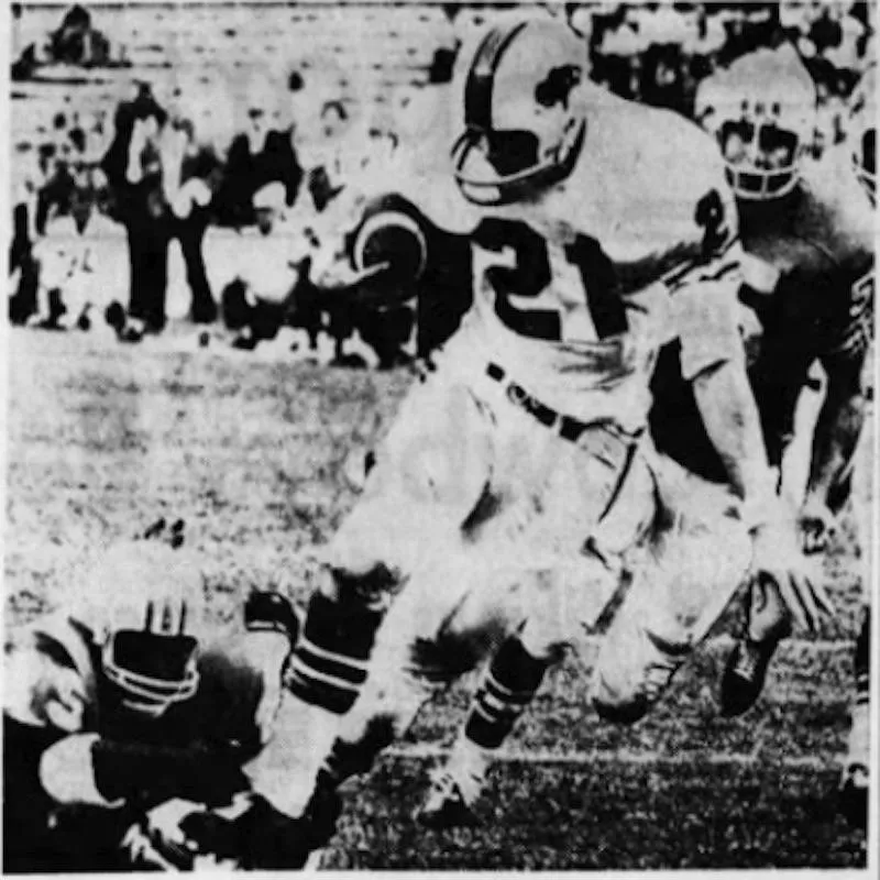 Bobby Burnett running with ball