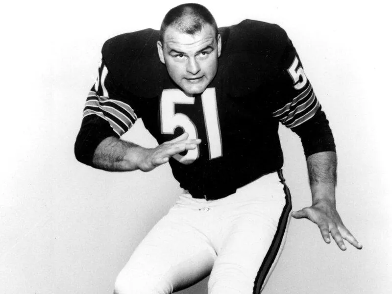 Chicago Bears linebacker Dick Butkus