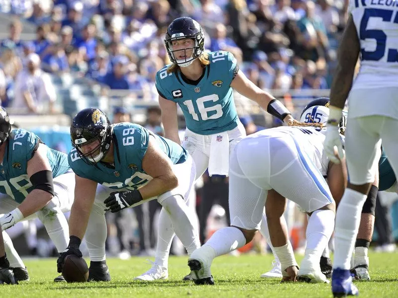 Jacksonville Jaguars quarterback Trevor Lawrence