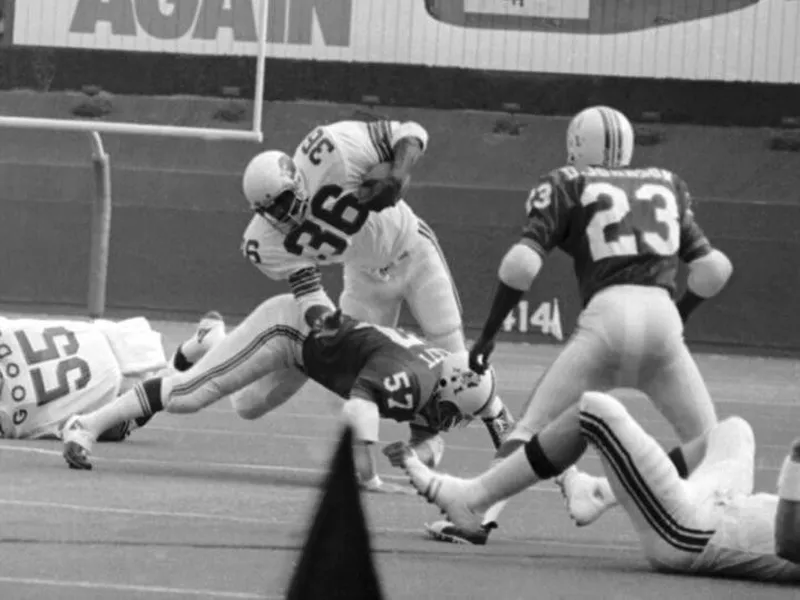 Forgotten running backs: St. Louis Cardinals MacArthur Lane heads for goal line