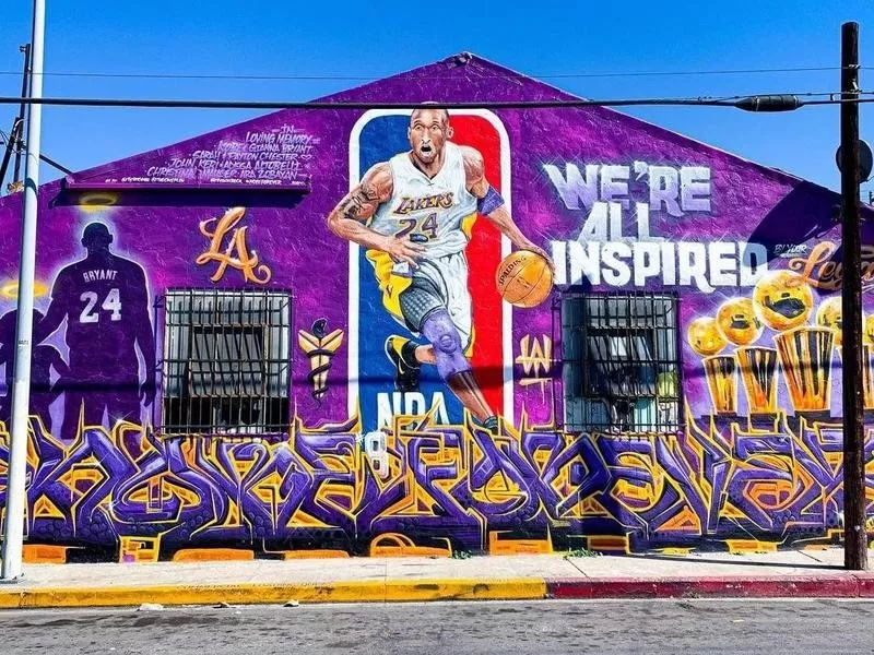 Kobe Bryant mural in Boyle Heights