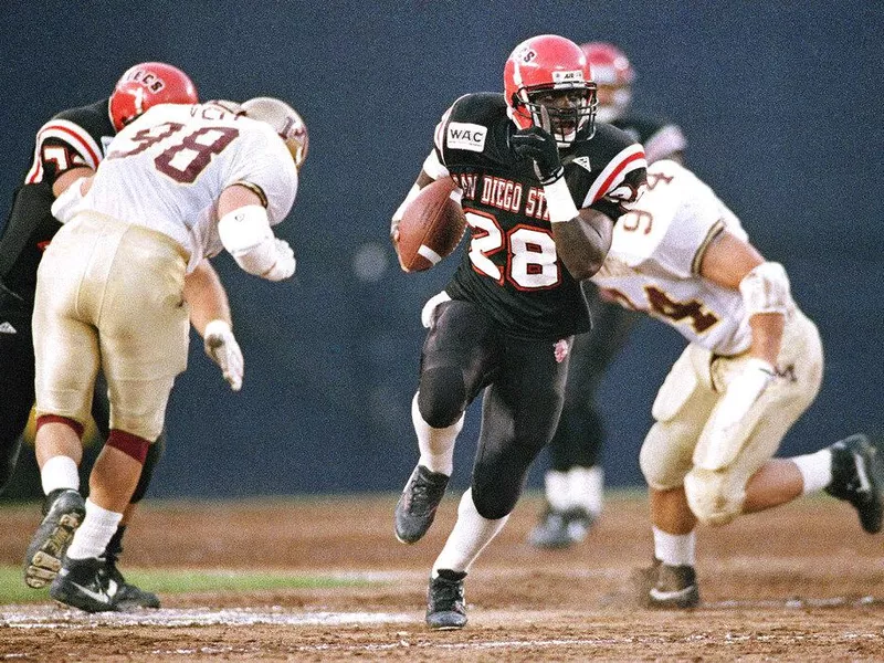 San Diego State running back Marshall Faulk