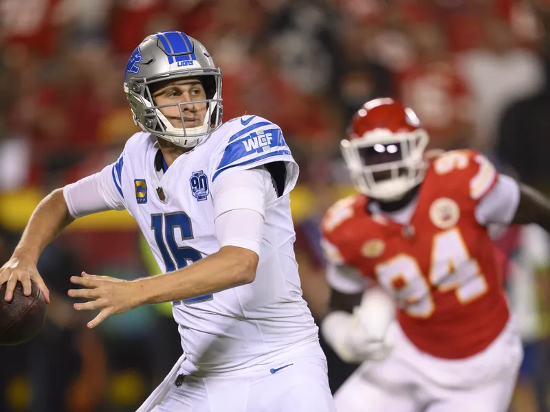 Detroit Lions quarterback Jared Goff