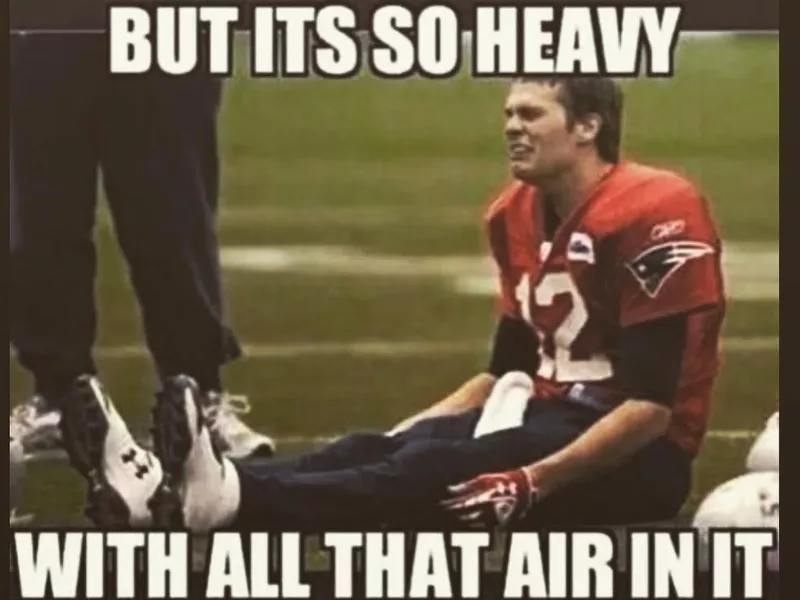 Tom Brady deflategate meme