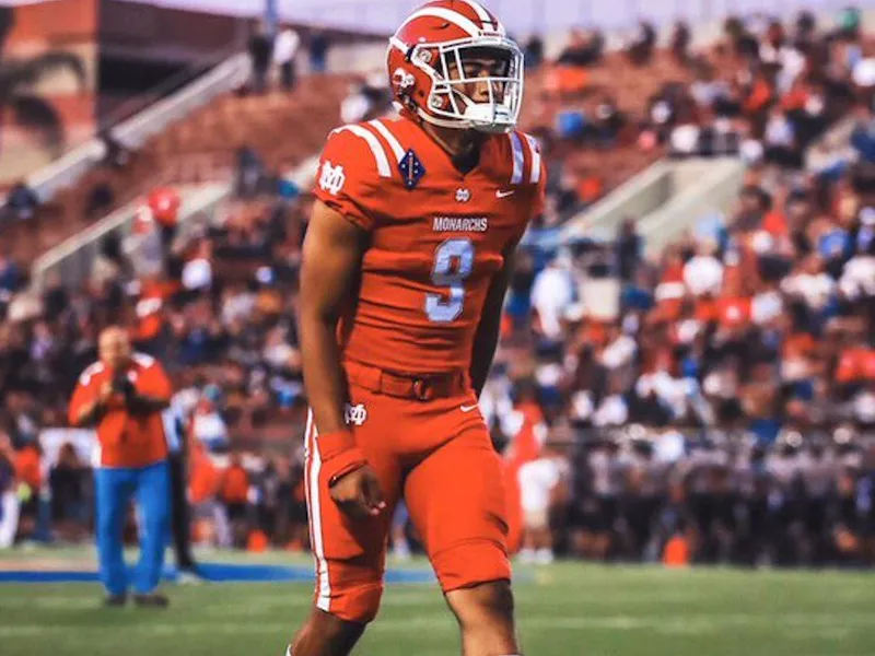 Mater Dei High School quarterback Bryce Young