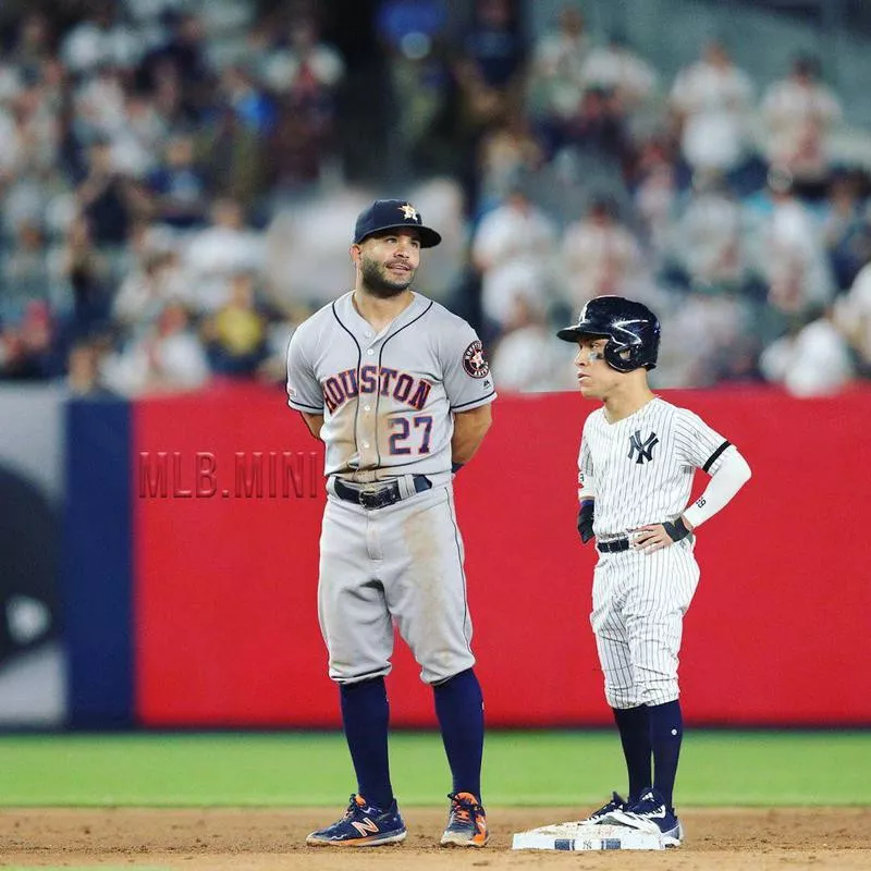 Jose Altuve and Aaron Judge