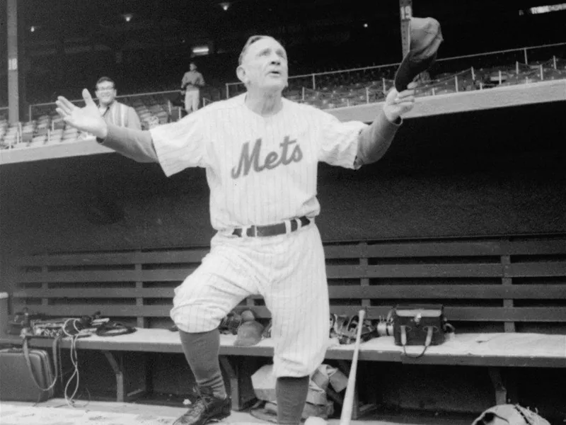 New York Mets manager Casey Stengel