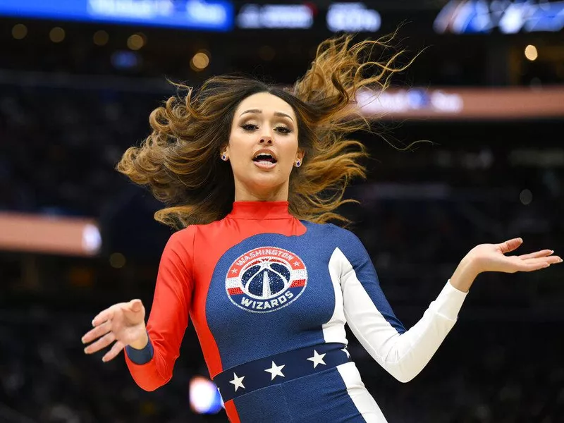 Wizards Current Logo on dancer