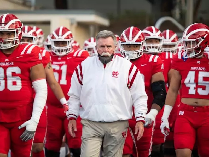 Mater Dei Head Coach Bruce Rollinson