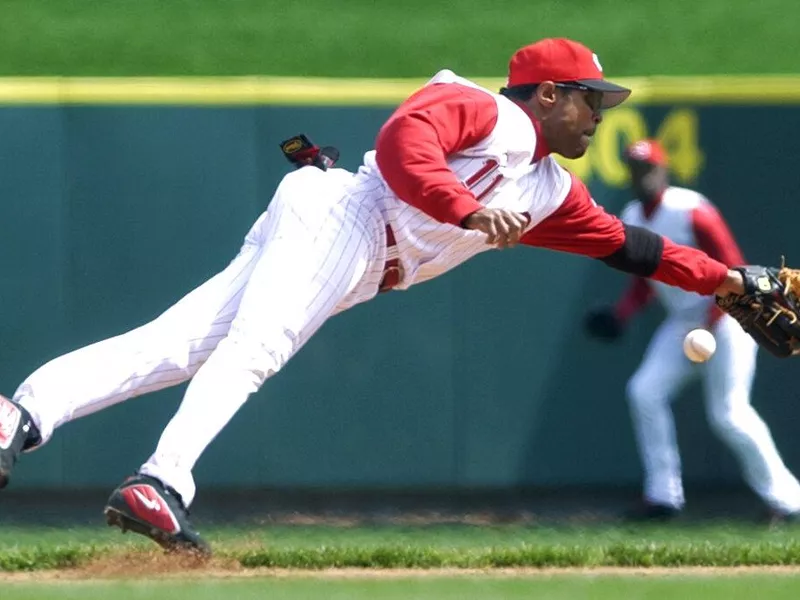 Cincinnati Reds shortstop Barry Larkin