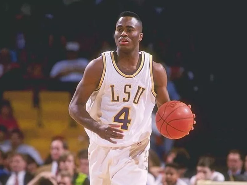 Jamie Brandon with LSU