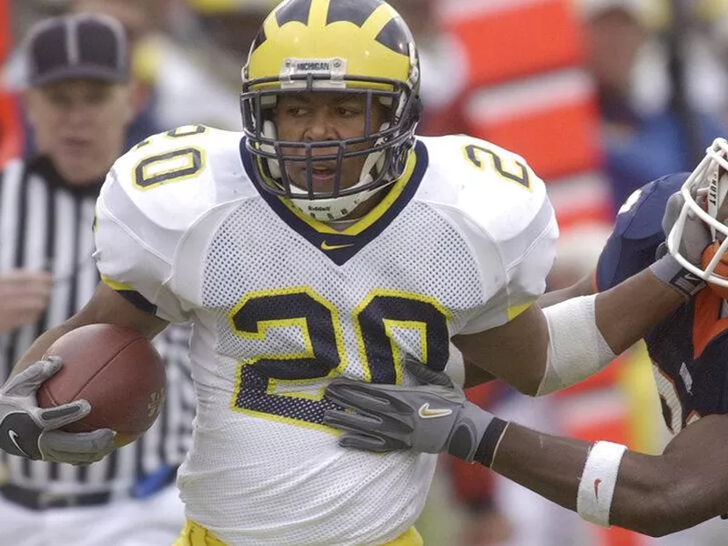 Michigan running back Michael Hart