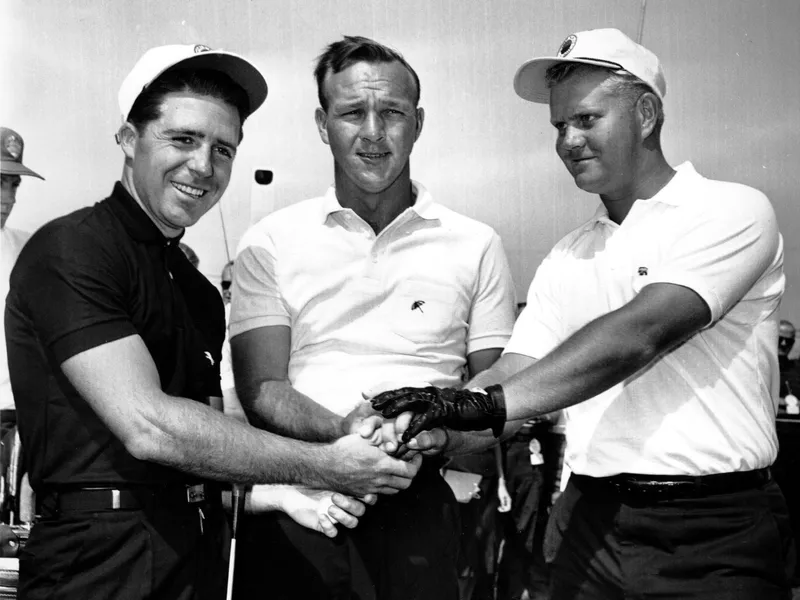 Jack Nicklaus, Arnold Palmer and Gary Player