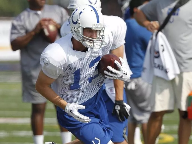 Indianapolis Colts wide receiver Kole Heckendorf