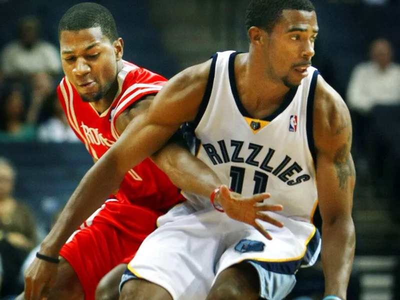 DJ Strawberry and Mike Conley