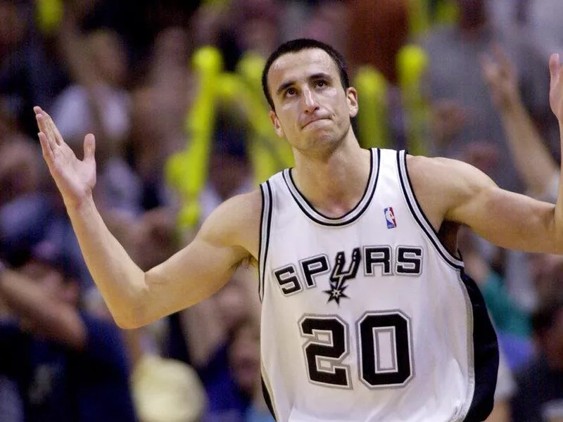 San Antonio Spurs guard Manu Ginobili