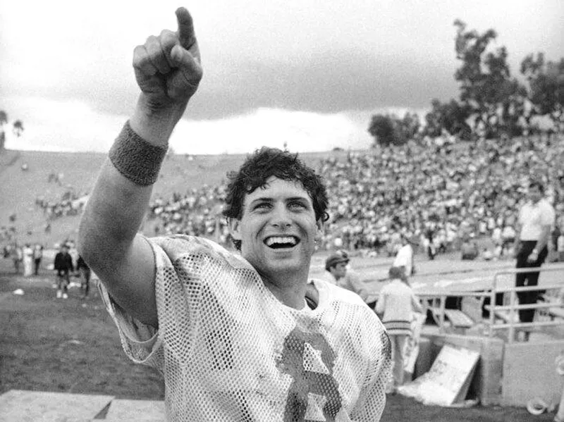 BYU quarterback Steve Young