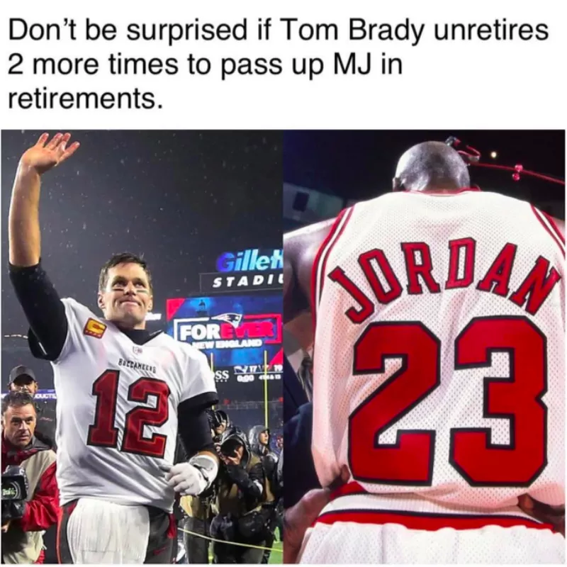 Tom Brady, MJ meme