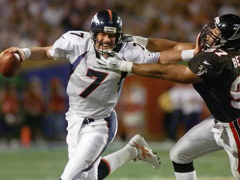 Denver Broncos quarterback John Elway