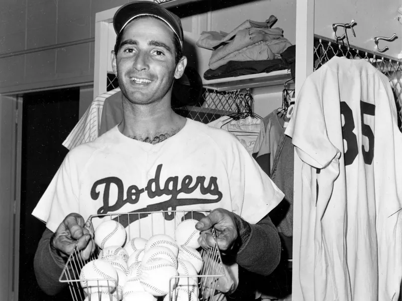 Los Angeles Dodgers pitcher Sandy Koufax