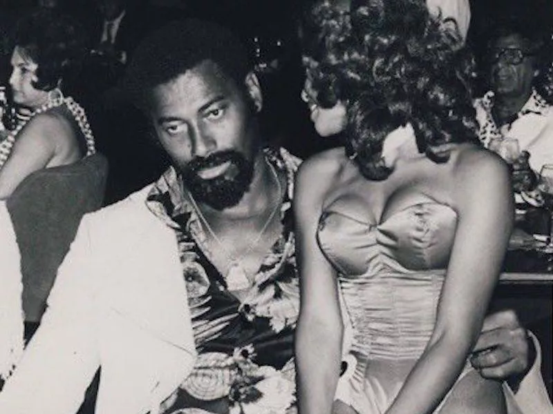 Wilt Chamberlain and friend