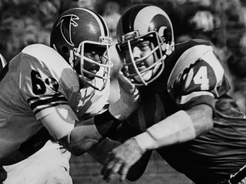 LA Rams Defensive Tackle Merlin Olsen