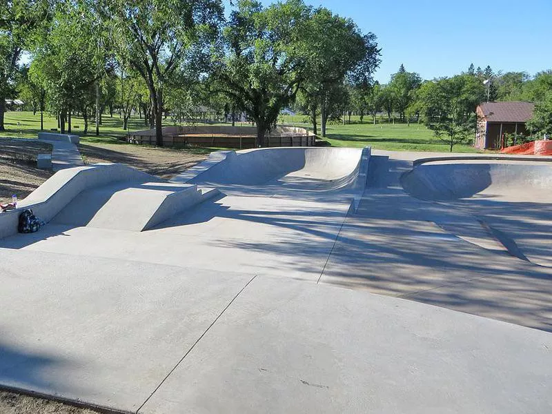 Sons of Norway Skateboarding Park in Bismarck, North Dakota